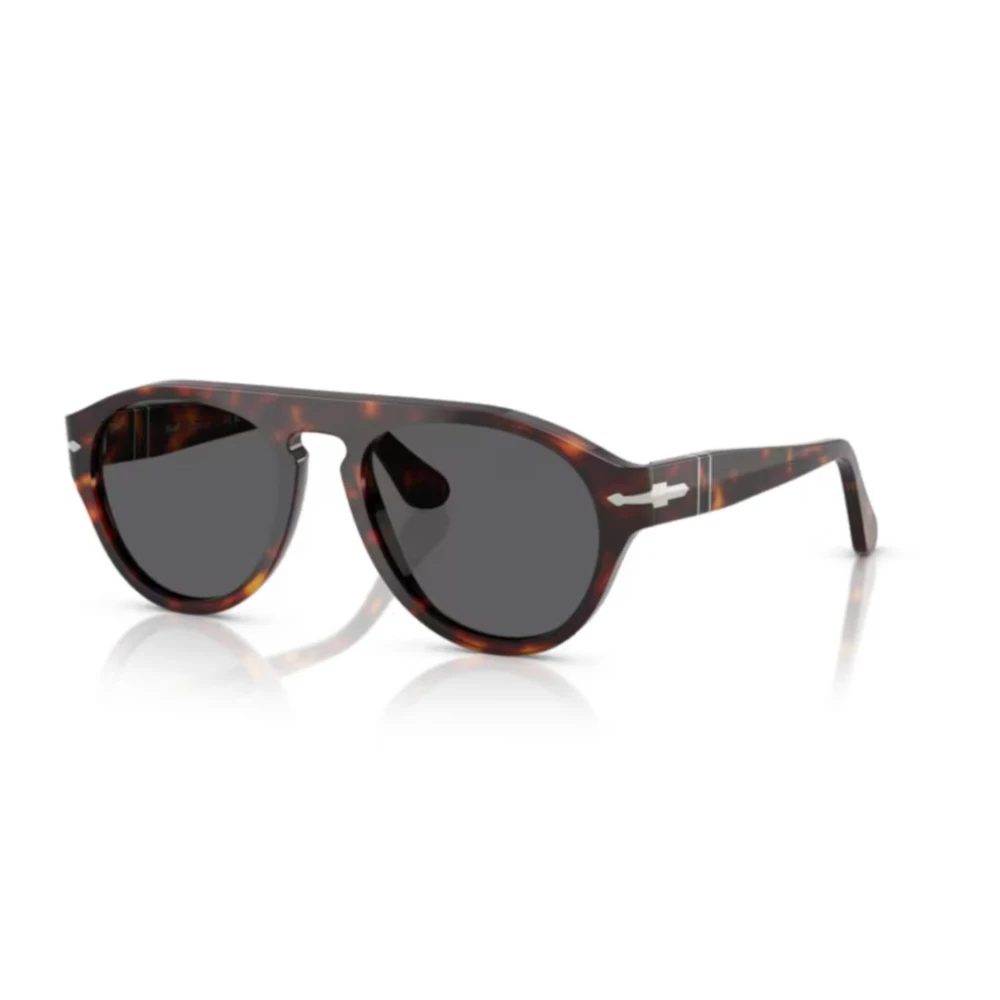 Persol Unisex Black Sunglasses, One Size, Classic Sunglasses