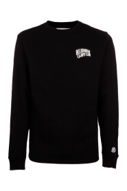Schwarzes Baumwoll -Sweatshirt