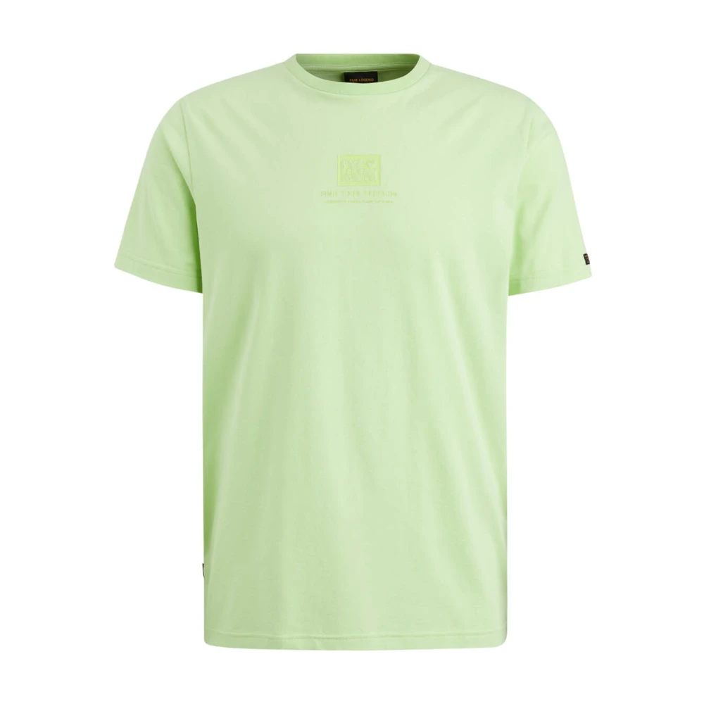 PME Legend Katoenen T-shirt met korte mouwen ronde hals Green Heren
