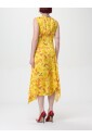 robe-midi-florale-jaune-vibrant