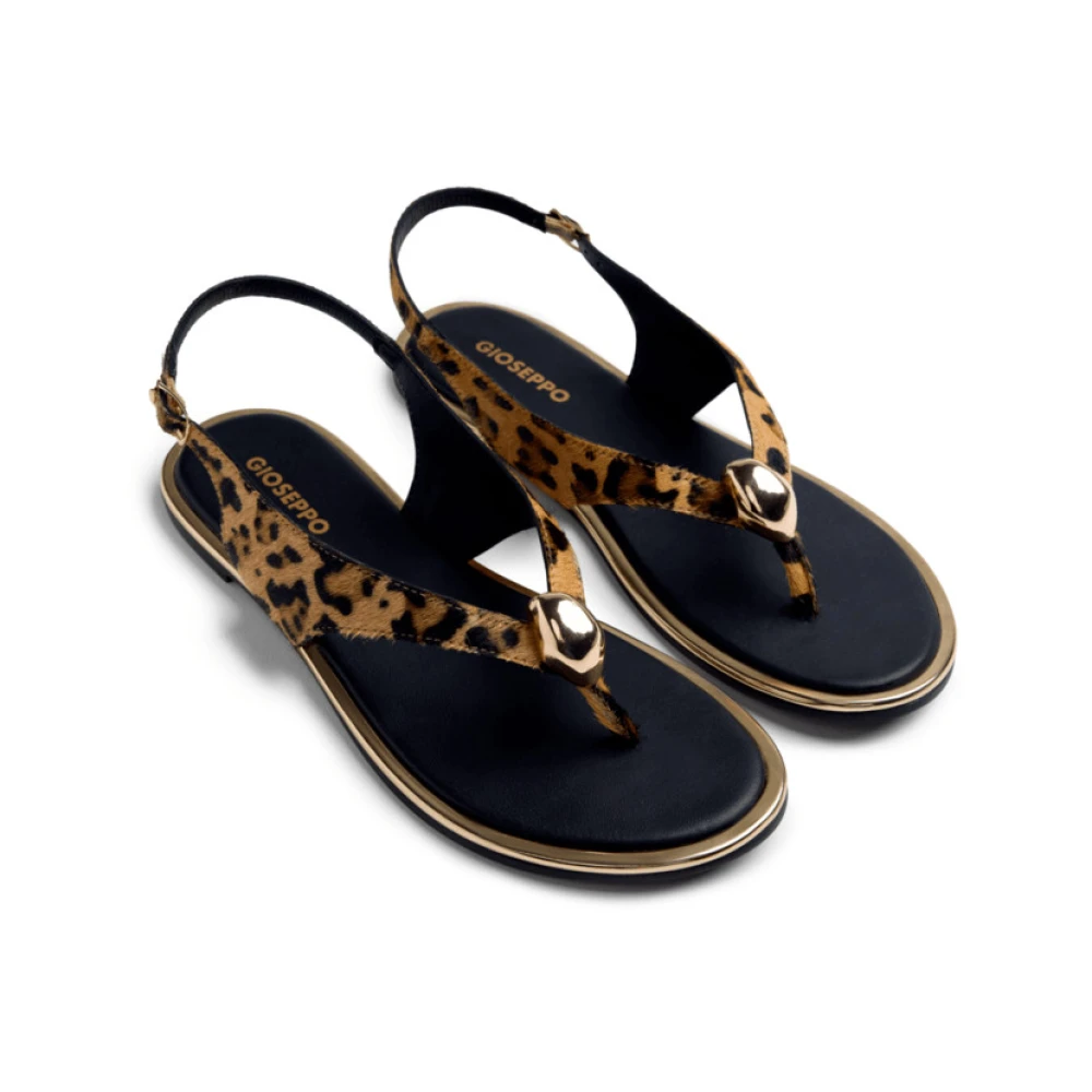 Gioseppo Women's Brown Flat Sandals, 3 Uk, Mumias Flat Sandal