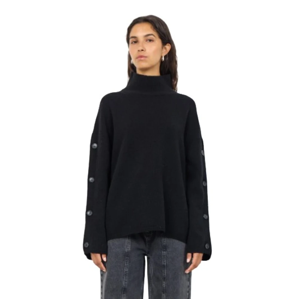 Merino Cashmere Høyhalset Genser