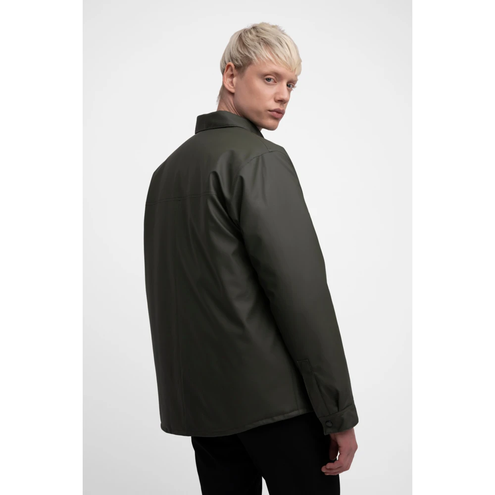 Stutterheim Waterdichte Winter Overshirt Jas Green Heren