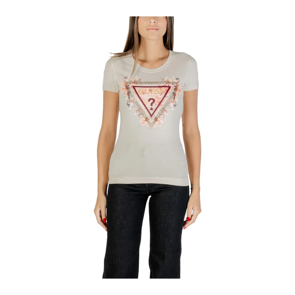 Guess - Tops > T-Shirts - Beige - Guess - Modalova