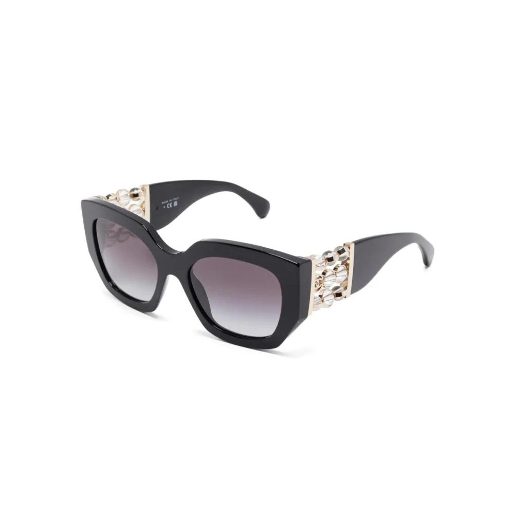 Chanel Women's Black Butterfly Sunglasses