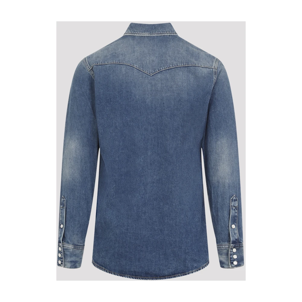 Givenchy Klassiek Overhemd Blue Heren