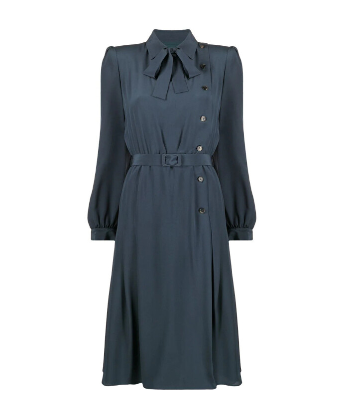 robe-midi-bleue-avec-composition-textile