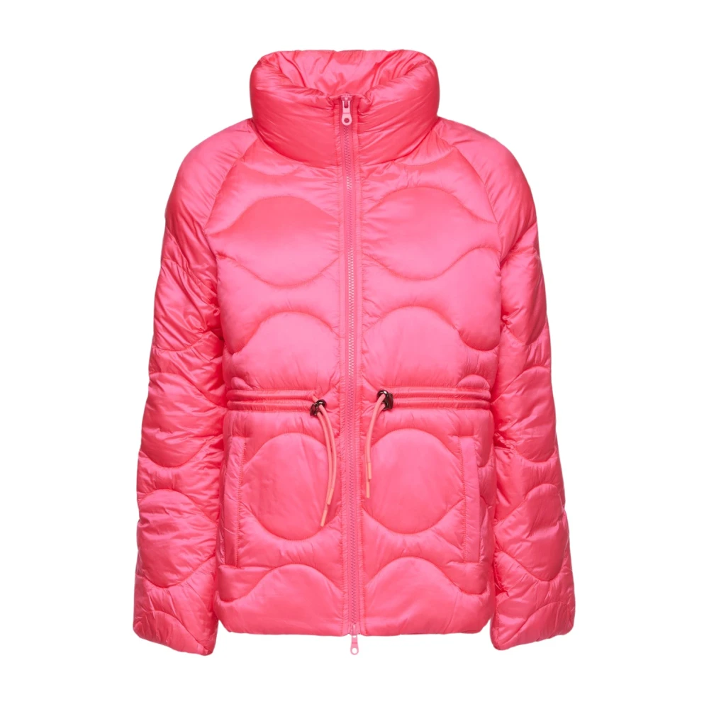 OOF Wear Kort Vadderad Jacka Lila Vågor Pink, Dam