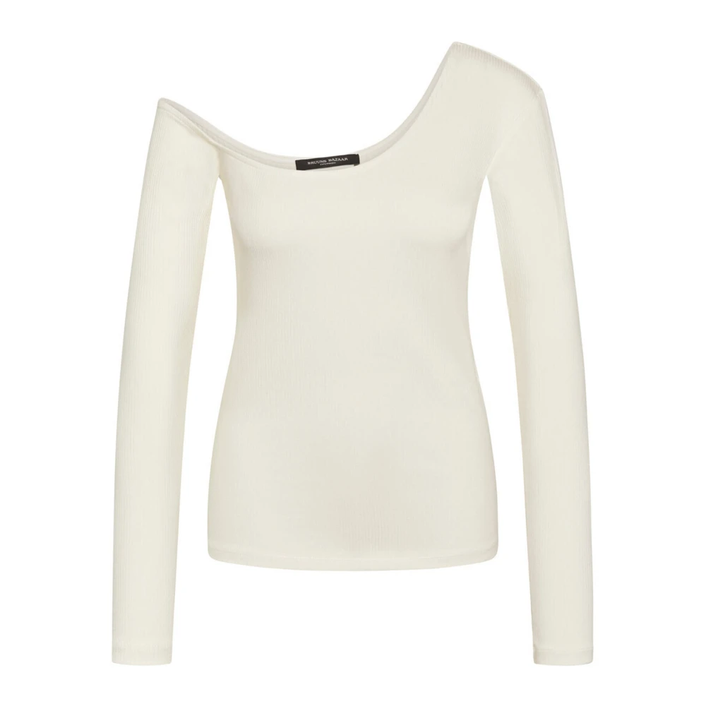 Bruuns Bazaar Vrouwen Luteabbcelisa Top Snow White Dames