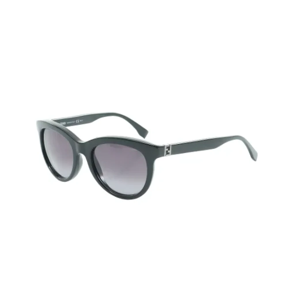 Fendi Vintage Pre-owned Plastic sunglasses Black Dames