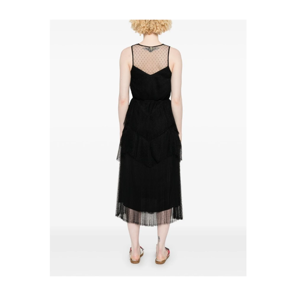 Twinset Zwart Jurk Set Black Dames