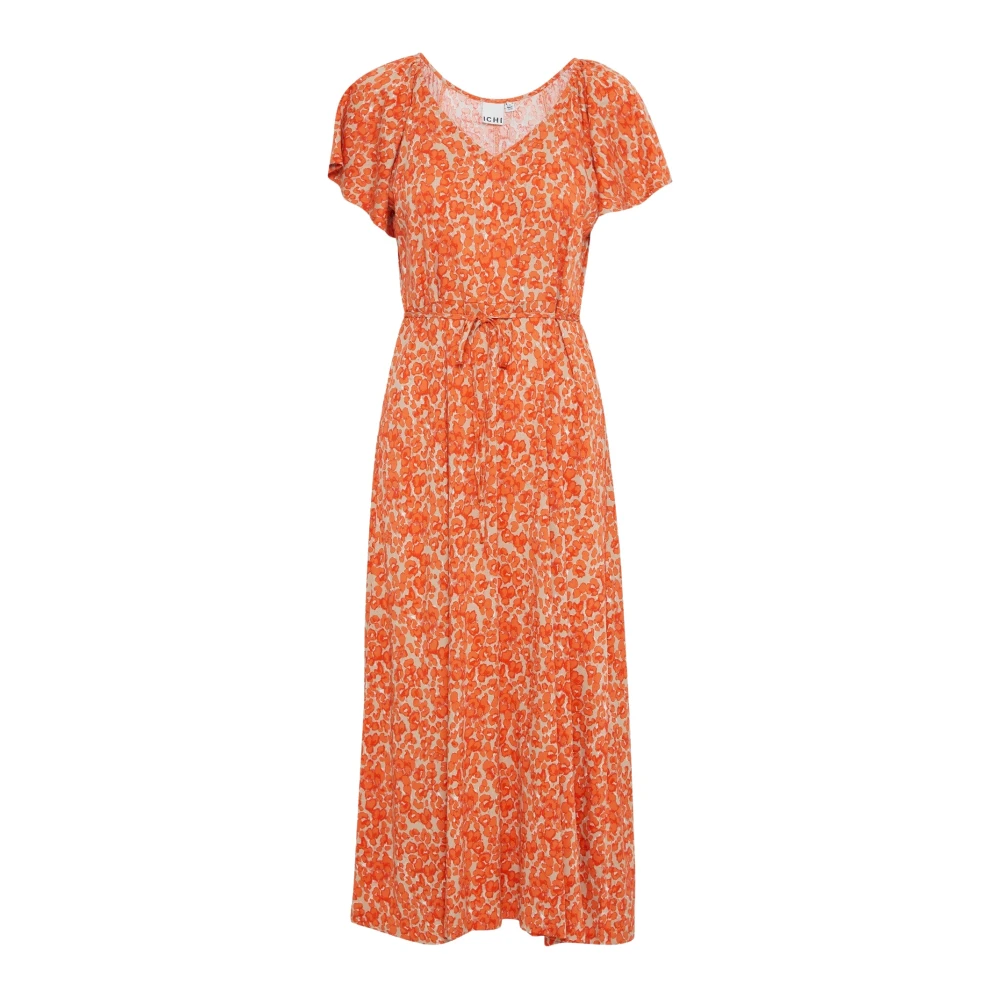 Ichi Damen Orange Kleid Ihaya Dr4 - Bild 2