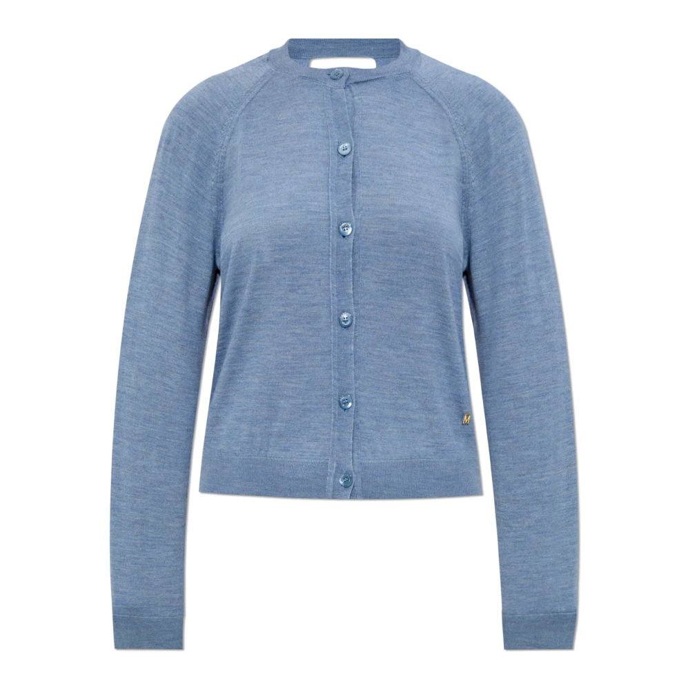 Moschino Cardigan met uitsparing Blue Dames