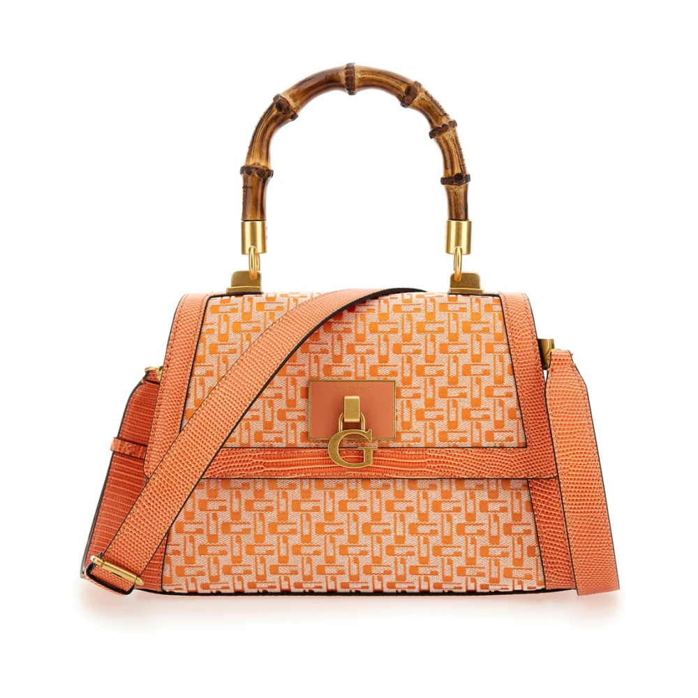 Guess - Bags > Handbags - Orange - Guess - Modalova