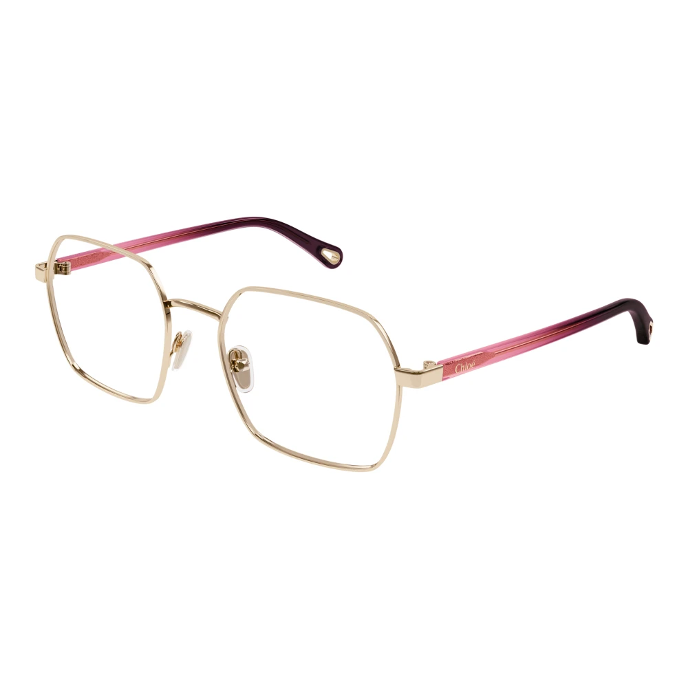 Chloé Gouden Brillenmontuur Yellow Unisex
