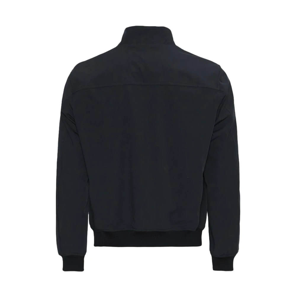 PAUL & SHARK Lichtgewicht Polyester Parka Jas Blue Heren