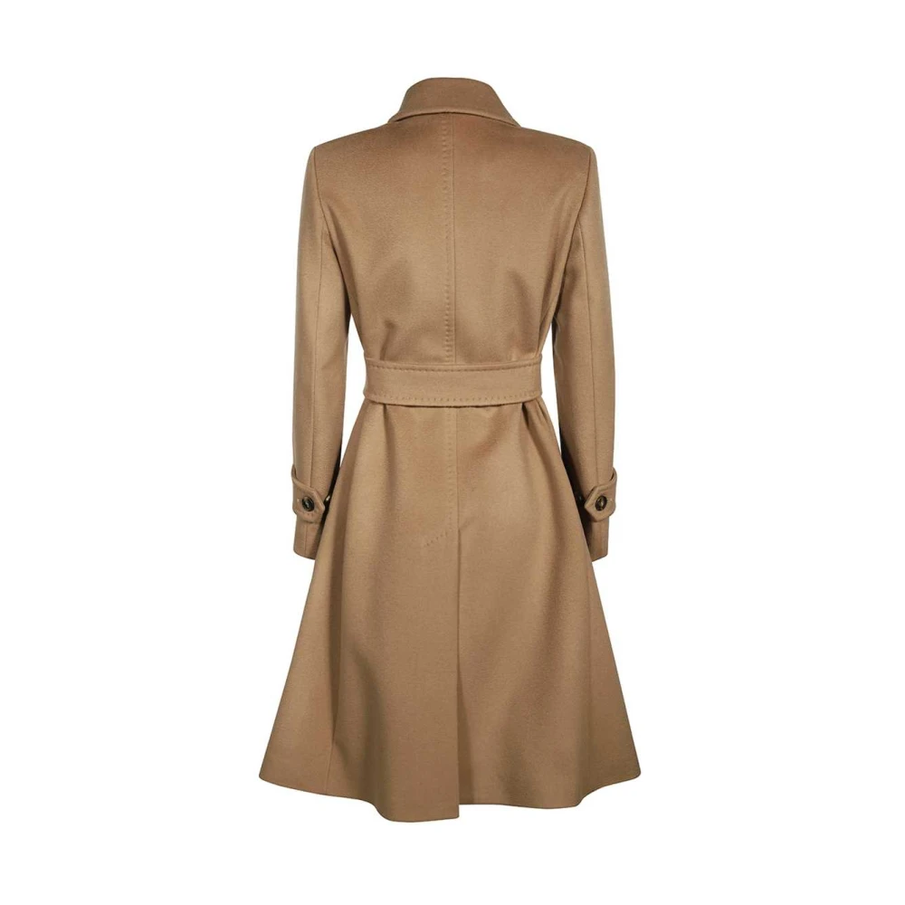 Max Mara Weekend Klassieke Double-Breasted Jas Brown Dames