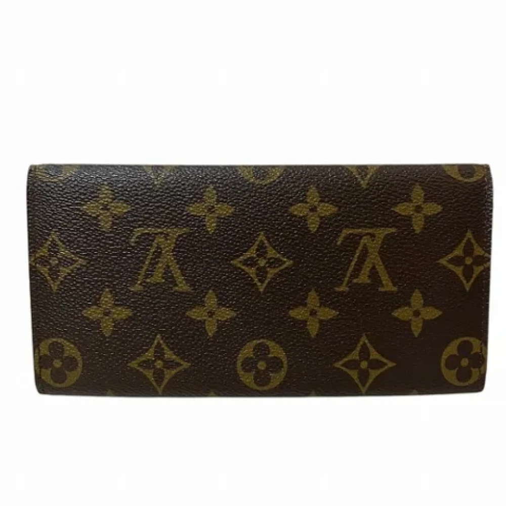 Louis Vuitton Vintage Pre-owned Canvas wallets Brown Unisex