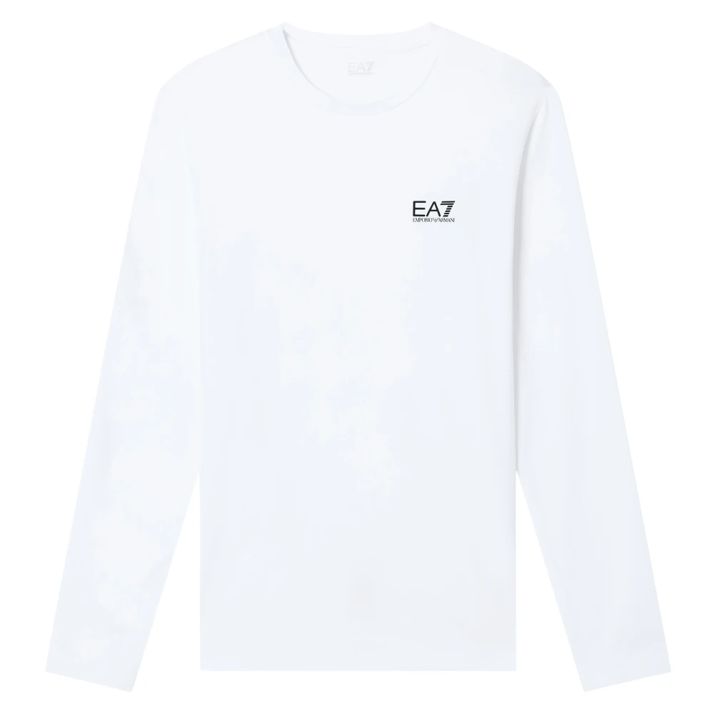Emporio Armani Ea7 Ea7 T-Shirts And Polos - Male - Long Sleeve T-Shirts - White - S - Tops