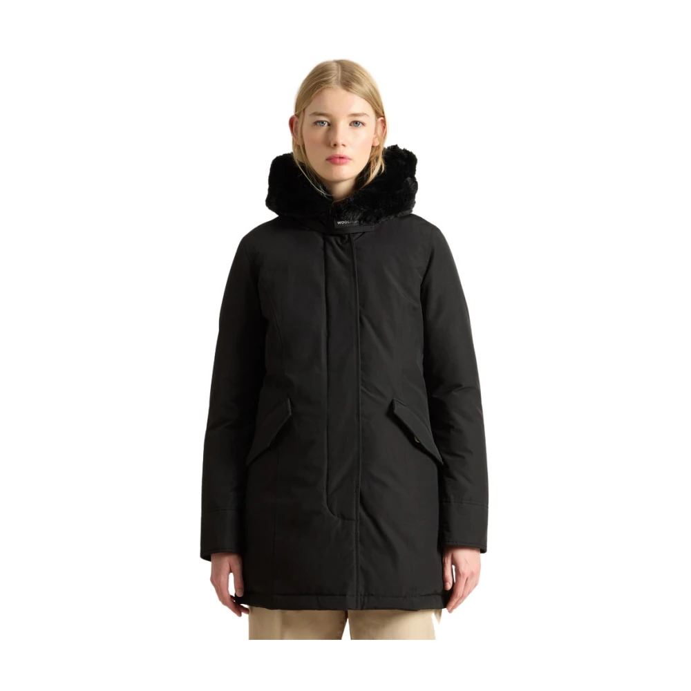 Woolrich Women's Black Arctic Parka Coat - Parkas - L - Coats