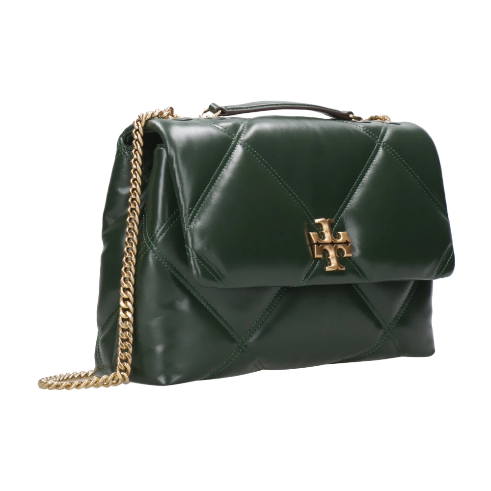 TORY BURCH Diamantquilted Schoudertas Green Dames