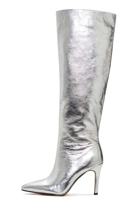 elegantes-bottes-hautes-en-metal-argente-chaussures-a-talon-haut-tendance-argent