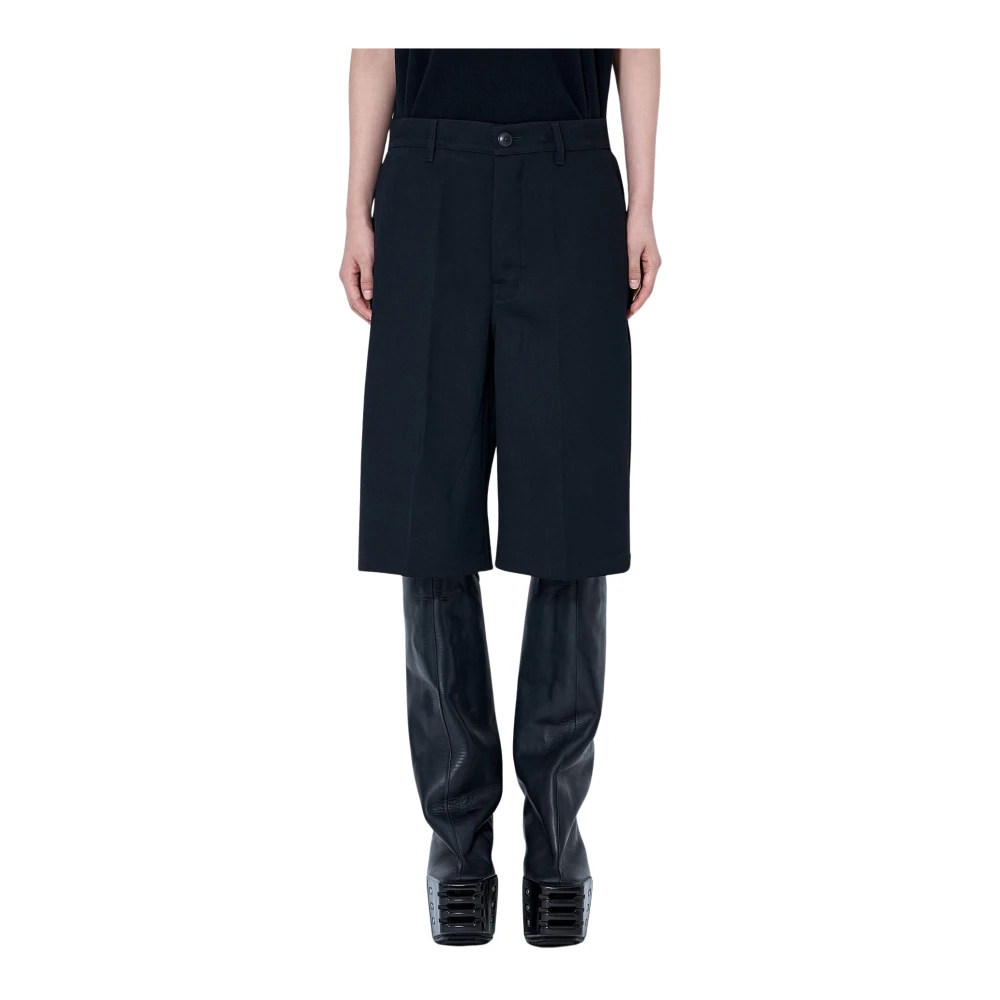 Rick Owens , Casual Shorts, Female, Black, W28, Work Shorts