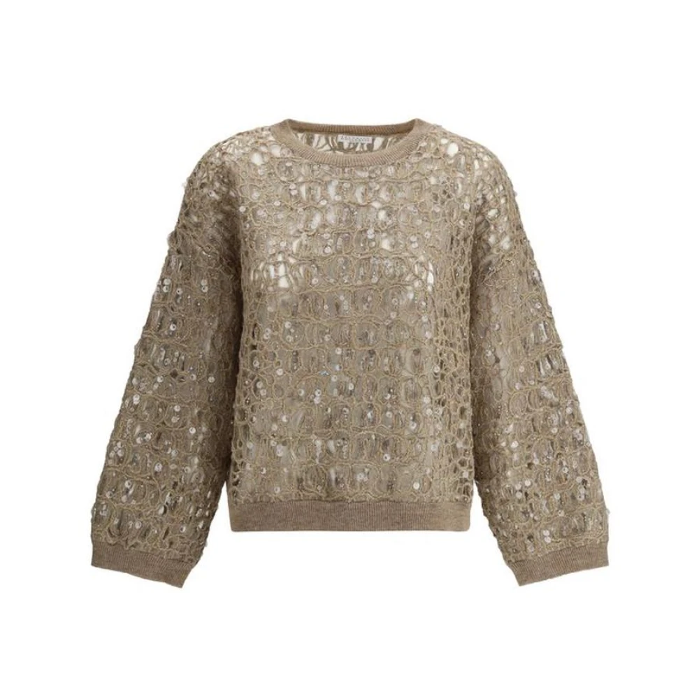 Knitwear > Round-neck Knitwear - - Brunello Cucinelli - Modalova