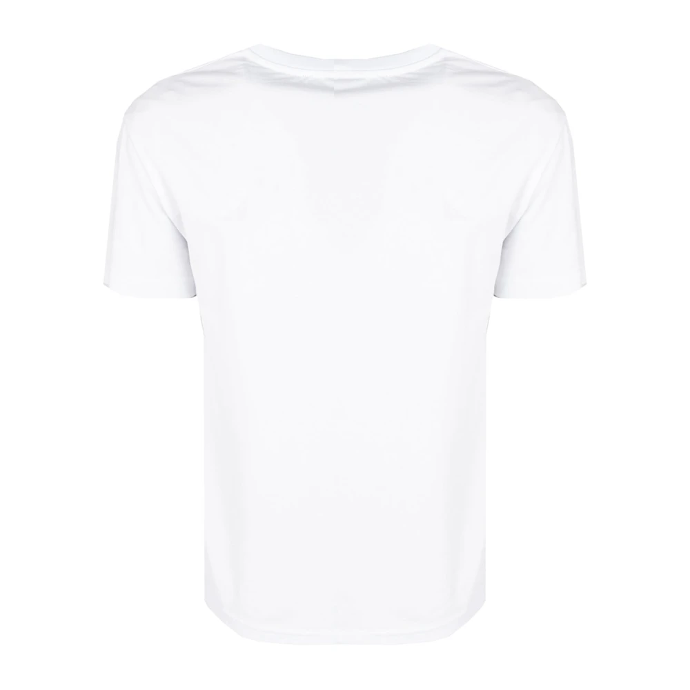 Les Hommes Elegante Ronde Hals T-Shirt White Heren