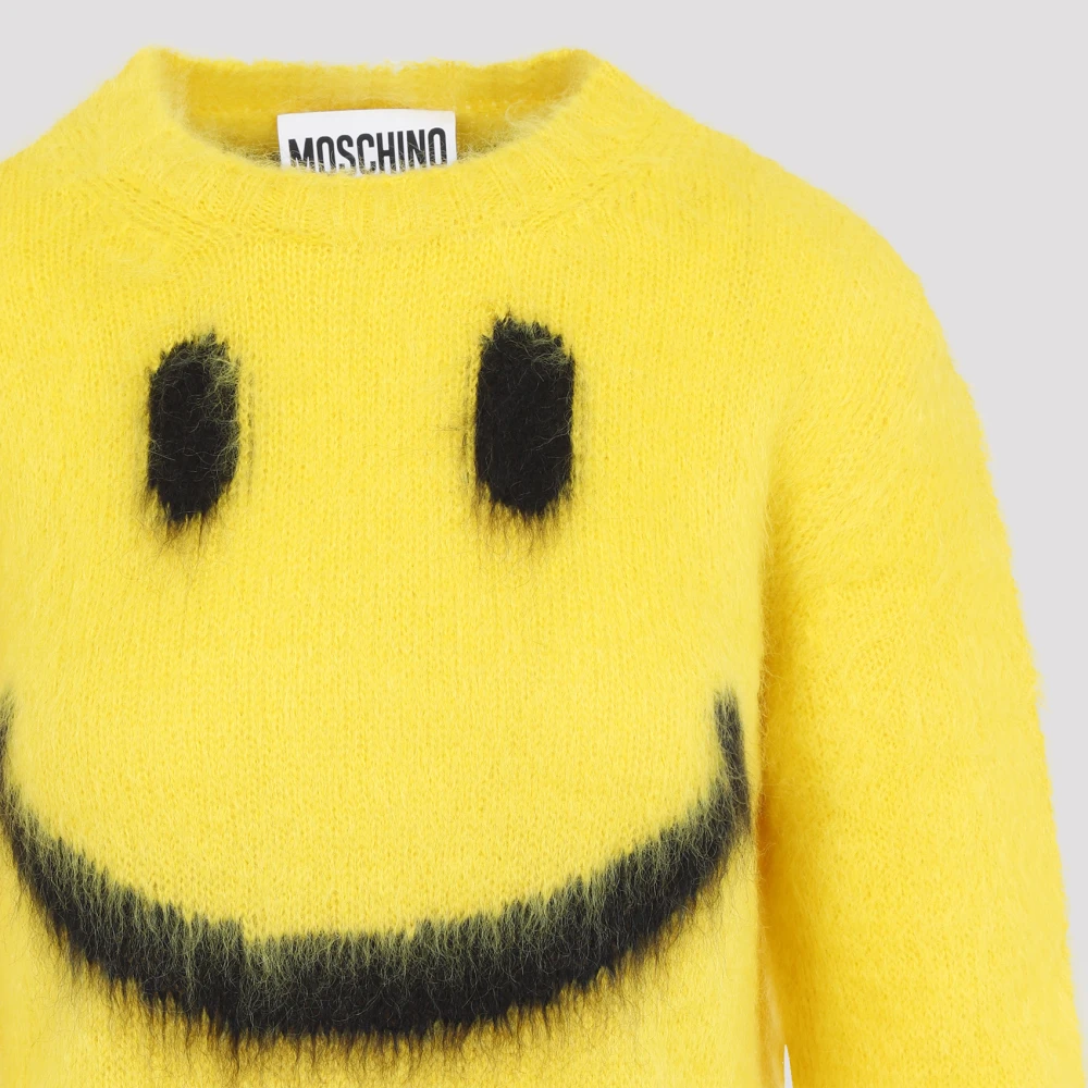 Moschino Gele & Oranje Sweater Aw24 Yellow Dames