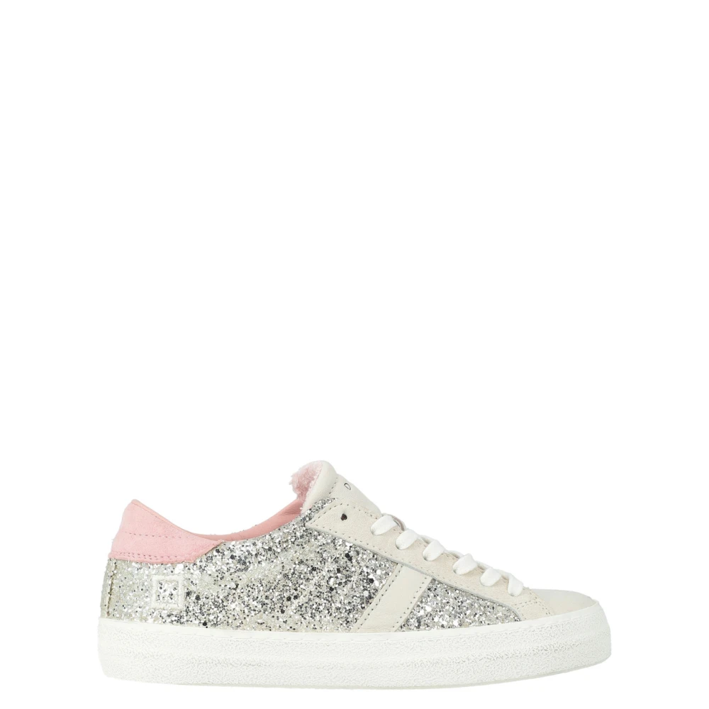 D.a.t.e. Women's Beige Sneakers, 8 Uk, Hill Low
