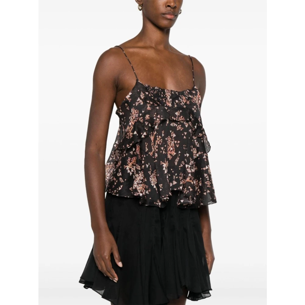Isabel marant Zwarte Top voor Vrouwen Black Dames