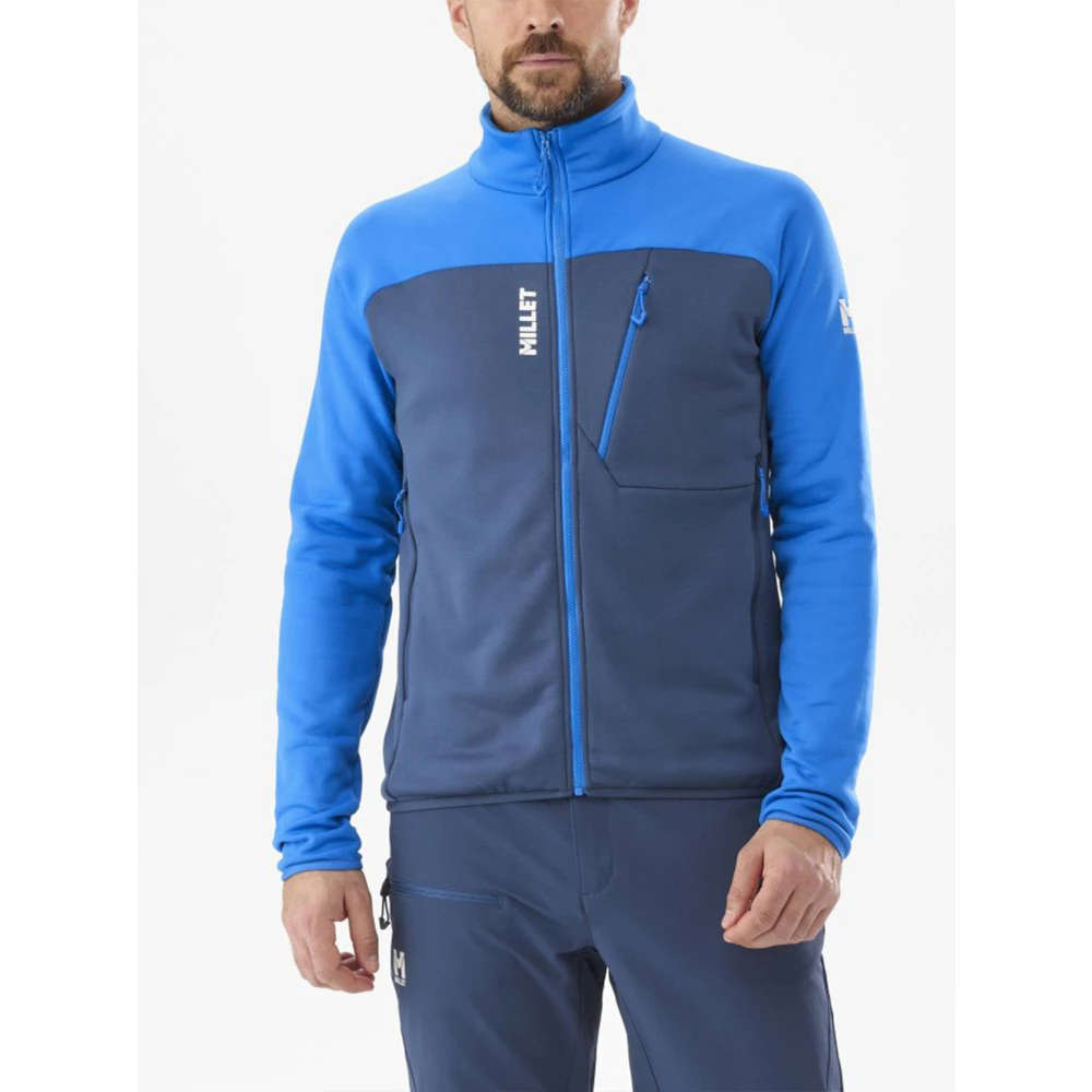 Millet Icon Blue Fleece Jas Blue Heren