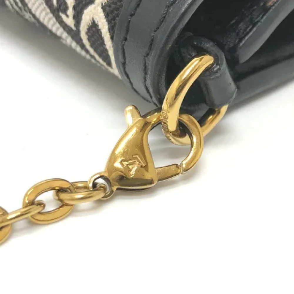 Louis Vuitton Vintage Pre-owned Cotton louis-vuitton-bags Blue Dames