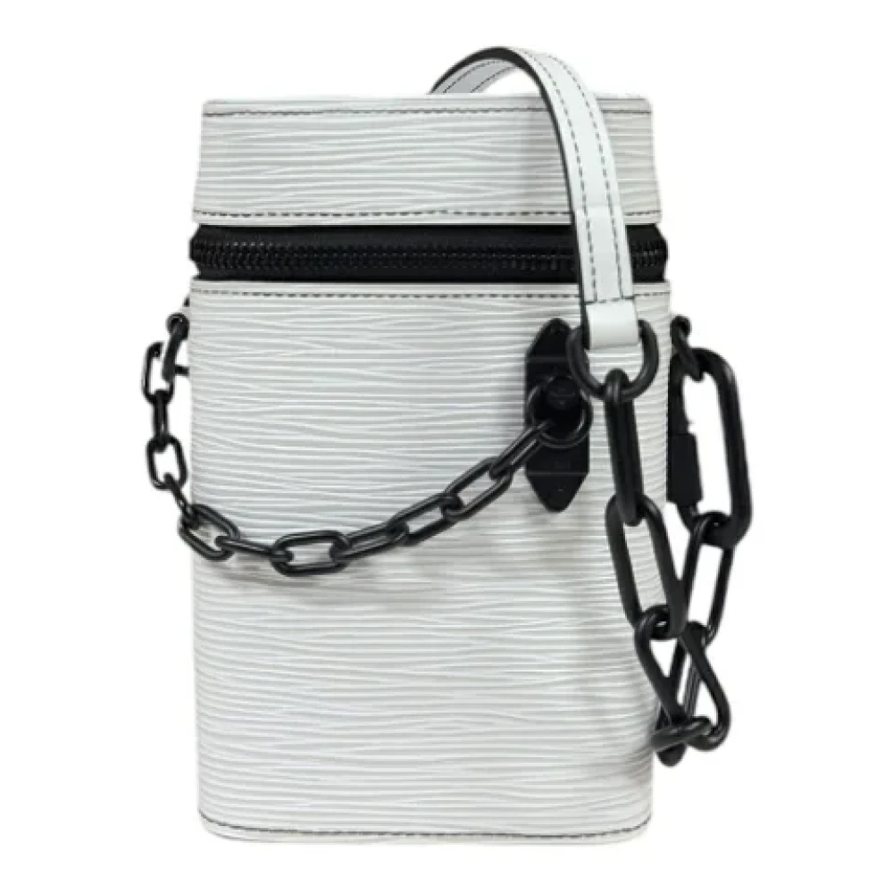 Louis Vuitton Vintage Pre-owned Leather shoulder-bags White Dames