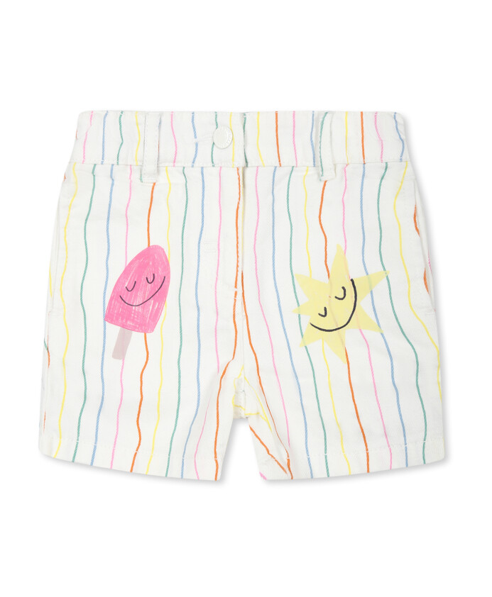 striped-casual-shorts-with-ice-cream-prints