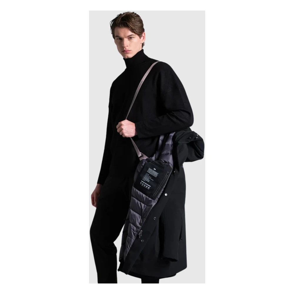 Duno Blauwe Parka met 3-laags stof Blue Heren