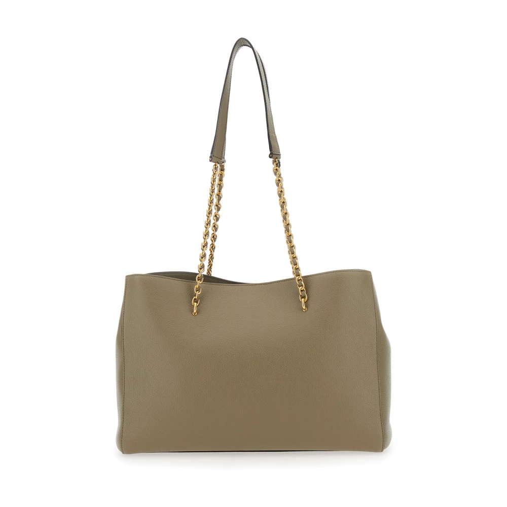 Mulberry Groene Leren Shopper met Kettinghandvatten Green Dames
