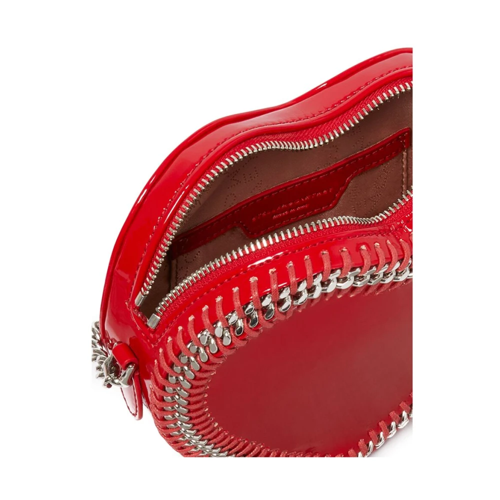 Stella Mccartney Rode Hart Snit Schoudertas Red Dames