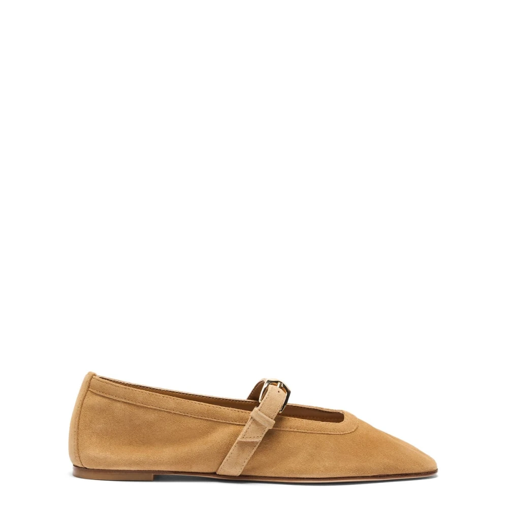 Stuart Weitzman Beige Sai Ballet Flat - Female - Ballerina Shoes - 5 Uk - Shoes