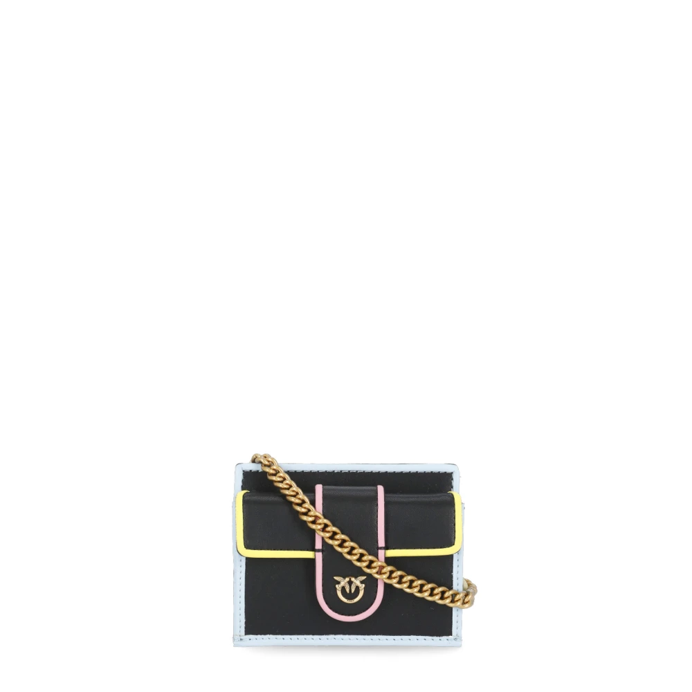 Pinko Multikleur portemonnee met clip en afneembare band Multicolor Dames