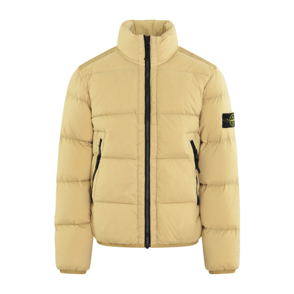 Stone Island Riktig dunjacka för barn Beige, Unisex