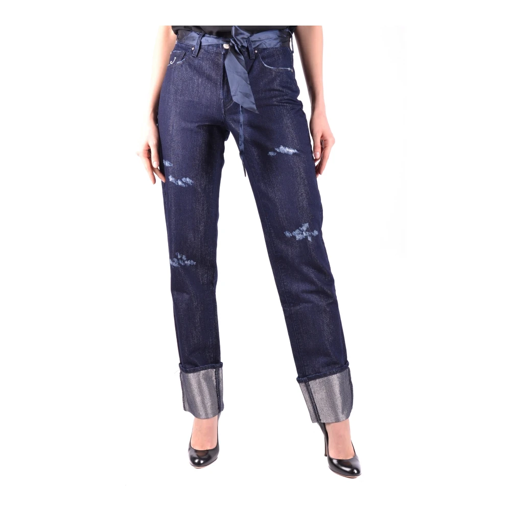 Jacob Cohën Vrouw Blauw Straight Jeans