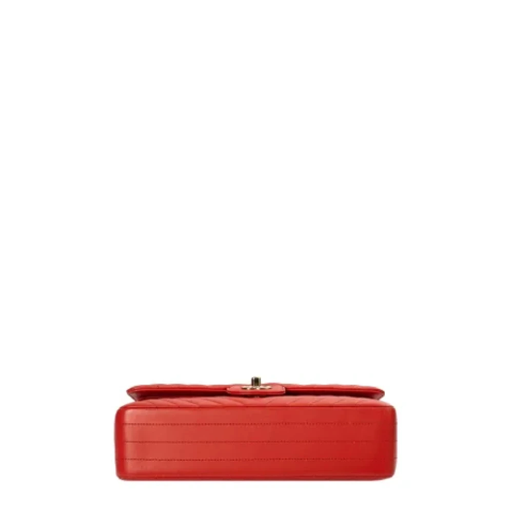 Chanel Vintage Pre-owned Leather chanel-bags Orange Dames