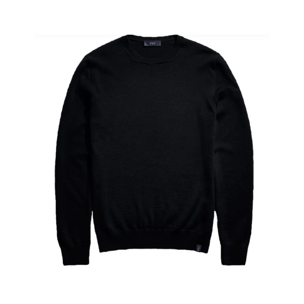 Fay Gezellige Breiwerk Collectie Black Heren