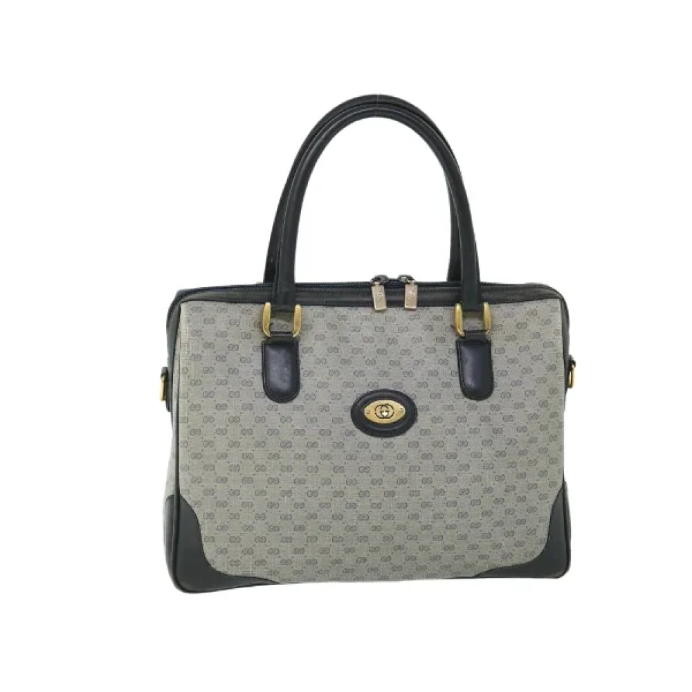 Gucci Vintage Pre-owned Plastic gucci-bags Gray Dames