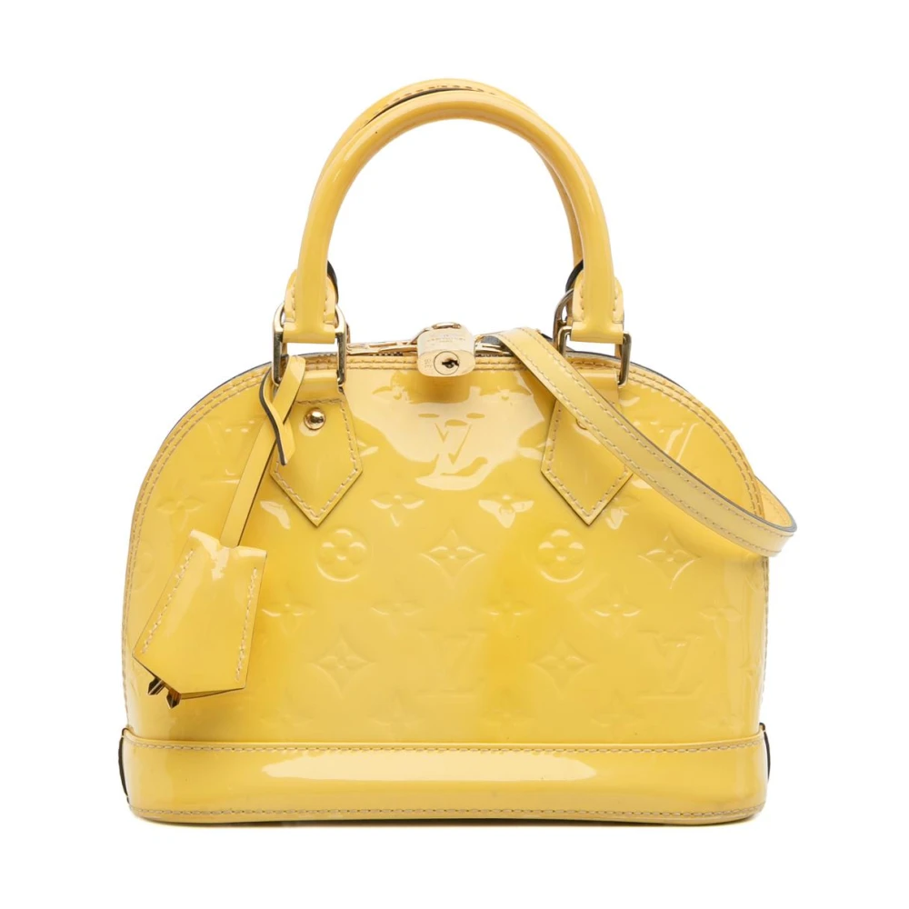 Louis Vuitton Vintage Women's Yellow Pre-Owned Dome Handbag