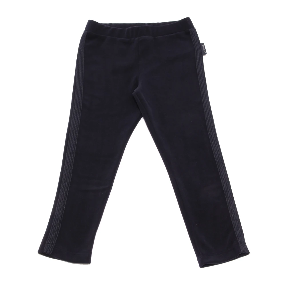 Moncler Girls Blue Trousers, 4 Y, Pantalone Leggings