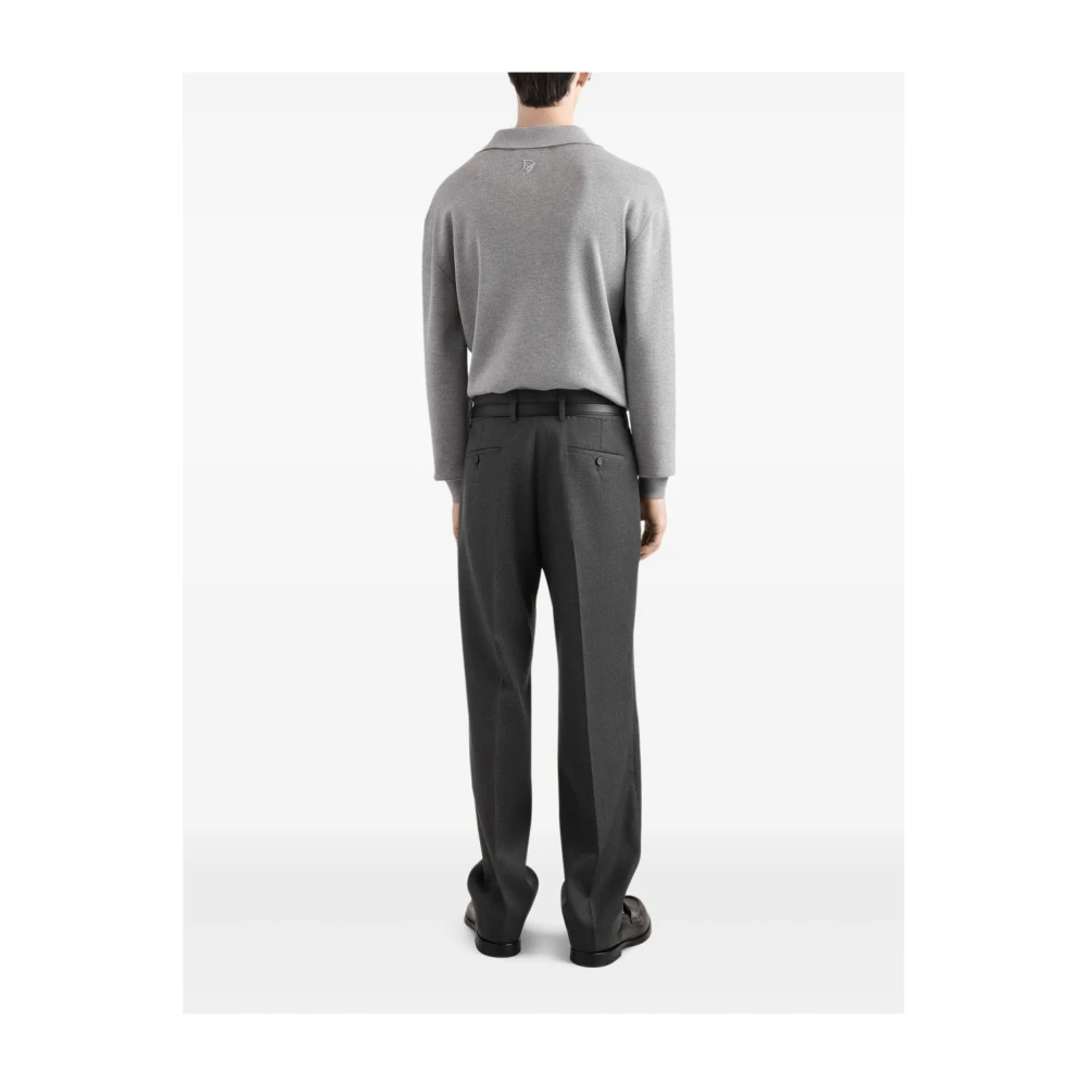 Dolce & Gabbana Stijlvolle Broek met Pences Gray Heren