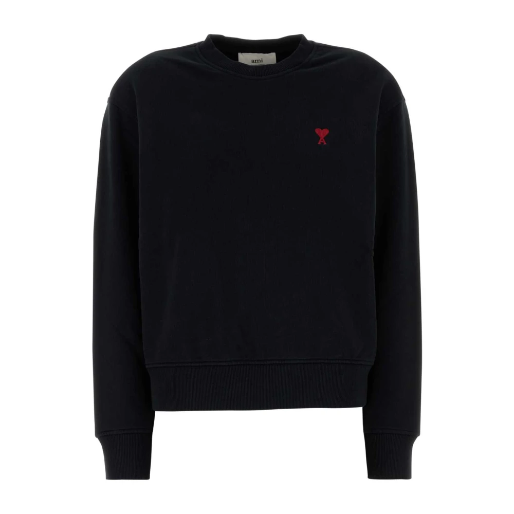 Ami Paris Women's Black Sweatshirts, Xl, Sweatshirts
